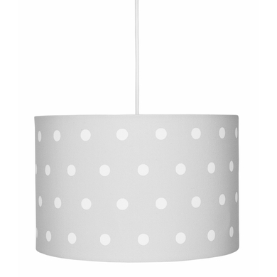 LIVONE Hängelampe Happy Style for Kids DOTS silbergrau/weiss von Livone