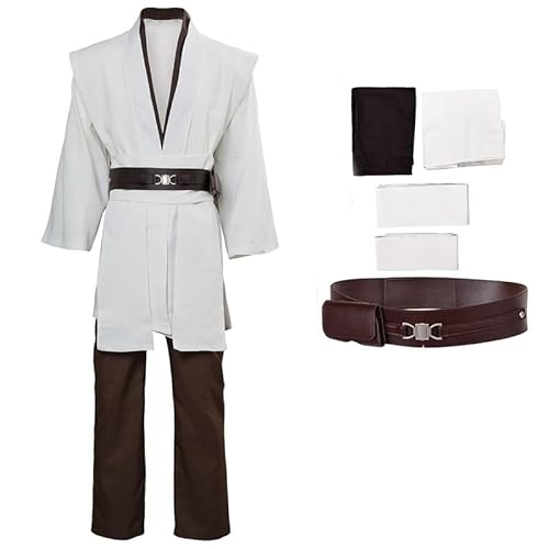 Lixinya Anakin Krieger Kampf Anzug mit Gürtel Halloween Karneval Outfit Kostüm Full Set für Herren 3XL von Lixinya