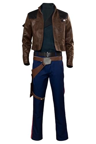 Lixinya Krieger Cosplay Jacke Hosen Gürtel Holster Männer Halloween Karneval Outfit Kostüm Full Set für Herren XL von Lixinya