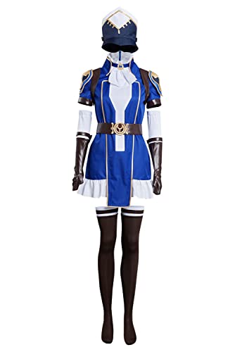 Lixinya League Caitlyn der Sheriff von Piltover Uniform Halloween Karneval Anzug Outfit Cosplay Kostüm Damen L von Lixinya