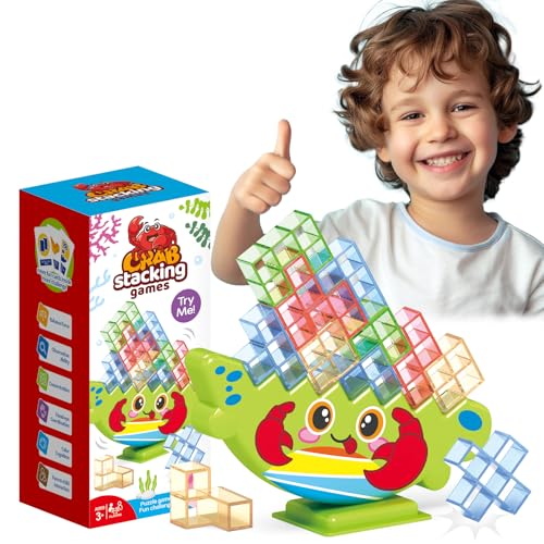 Lktvys Knobelspiele Balance-Spiel, Wackelturm-Spiel ab 3 Jahren, Geschicklichkeitsspiel mit Krabbenmodell, Fördert Konzentration, Geduld und Denkvermögen,Smart Games Suitable for Children and Adults Lktvys Knobelspiele Balance-Spiel, Wackelturm-Spiel ab 3 Jahren, Geschicklichkeitsspiel mit Krabbenmodell, Fördert Konzentration, Geduld und Denkvermögen,Smart Games Suitable for Children and Adults von Lktvys