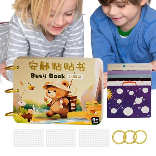 Lmaisdh Busy Book | Kleinkind-Sticker-Aktivitätenbuch – Vorschul-Lernaktivitätenbücher, Reise-Aktivitätenbuch für und Mädchen im Alter von 4–6 Jahren von Lmaisdh