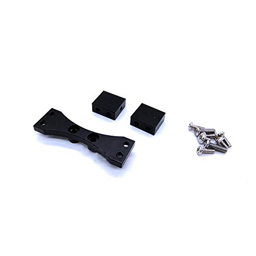 Lmzzdld Servo Halterung FüR Servo Halterung Mit Metallachse FüR MN D90 D91 D96 D99S RC Auto Teile ZubehöR, Schwarz von Lmzzdld