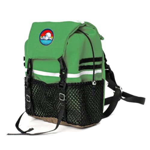 Lnfxkvva Simulation Rucksack Schaufel Aufbewahrungstasche Gepäcktasche Handtasche Dekoration für 1/8 1/10 RC Crawler Auto, Grüne Tasche von Lnfxkvva