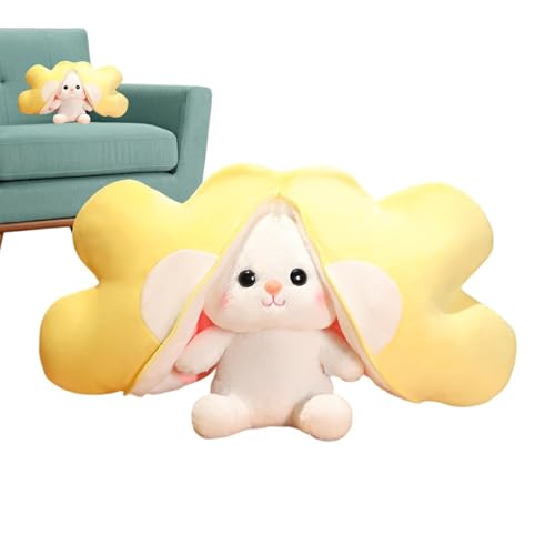 Lnhgh Bunny transformiert, Plüsch Reißverschluss Bunny,Transformation Doll | Süße stickige Puppe, Bunny Plushie Doll, Toast Design für Kinder Erwachsene, Mädchen von Lnhgh