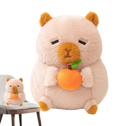 Lnhgh Capybara Plüschpuppe, Capybara Stuffed Animals - Gefüllte Capybara Cartoon Throw Pillow | Weiche und zarte Heimdekoration für Auto, Bett, Couch, Schlafzimmer, Wohnzimmer, Kinderzimmer von Lnhgh