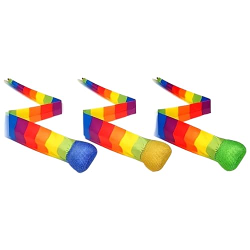 Lnhgh Fang Heckbälle, Streamerbälle - Bunte Bälle | Set von 3 tragbaren Spielplatzsportarten im Freien, lustiges Strandspiel für Babyparty, Abschluss Lnhgh Fang Heckbälle, Streamerbälle - Bunte Bälle | Set von 3 tragbaren Spielplatzsportarten im Freien, lustiges Strandspiel für Babyparty, Abschluss von Lnhgh