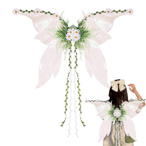 Lnhgh Feenflügel Für Mädchen,Verstellbares Flügelkostüm - Mädchen Kostümzubehör Für Party Cosplay Fasching Weihnachtsfest Lnhgh Feenflügel Für Mädchen,Verstellbares Flügelkostüm - Mädchen Kostümzubehör Für Party Cosplay Fasching Weihnachtsfest von Lnhgh