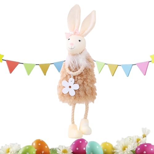 Lnhgh Gefüllter Osterhase aus Plüsch, Osterhasen-Puppendekoration - Weiches Hasen-Stofftierspielzeug | Kuscheltier-Häschenspielzeug, weiches Hasen-Stofftierspielzeug, festliches, süßes, kreatives von Lnhgh