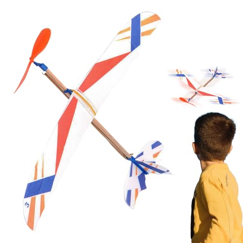 Lnhgh Gummiband Flugzeug Spielzeug, Flugzeug Gleiter Spielzeug, Gummimotor für Outdoor Camping Garten, Kindergeburtstag Mitgebsel Lnhgh Gummiband Flugzeug Spielzeug, Flugzeug Gleiter Spielzeug, Gummimotor für Outdoor Camping Garten, Kindergeburtstag Mitgebsel von Lnhgh