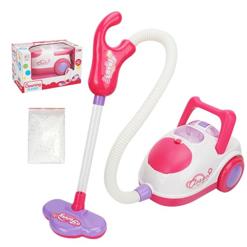 Lnhgh Kinder-Staubsauger Real SOG,Elektrisches Staubsauger-Spielzeug für Kinder mit Geräuscheffekt - Pretend Role-Play House Cleaning Toys Set für Kinder Mädchen Spielzeug von Lnhgh