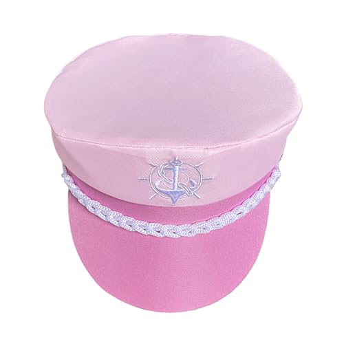 Lnhgh Pinker Matrosenhut,Verstellbare Matrosenmützen - Verstellbares Zubehör Bequeme Kostümidee Für Feste Halloween Hochzeiten Erwachsene Lnhgh Pinker Matrosenhut,Verstellbare Matrosenmützen - Verstellbares Zubehör Bequeme Kostümidee Für Feste Halloween Hochzeiten Erwachsene von Lnhgh
