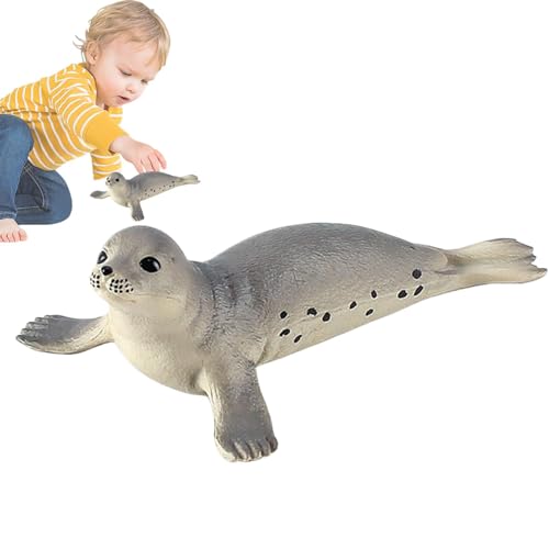 Lnhgh Polare Tiere Spielzeug, antarktische Tiere Figuren | Seal Modell MINIDUCE REALISTISCH,Model Szenen -Kit Science Education Cognition Ornamente, für Kinder Mädchen von Lnhgh