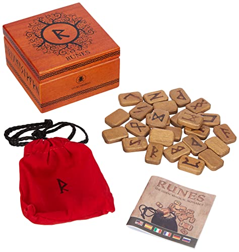 Deluxe Wooden Runes von Lo Scarabeo