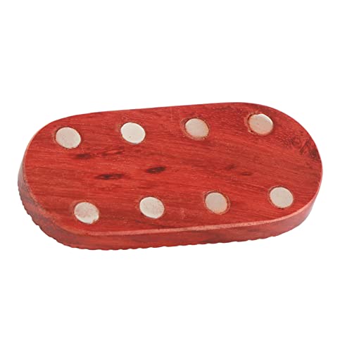 LOCADENCE Fidget Slider, rotes Sandelholz, Stressabbau, graviertes Fingerspitzen Fidget Slider Spielzeug für Büro, Zuhause, Kirche, U Bahn, Bahnhof (Unbegrenzte Wasserwellen) von Locadence