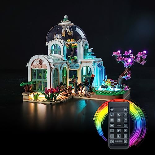 Licht Set Kompatibel Mit Lego Botanischer Garten,Led Beleuchtungs Set Compatible with Lego 41757 - Nur Lichter Set, Kein Modell(Fernbedienung Version) von LocoLee