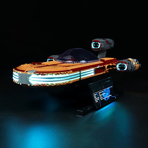 Licht Set Kompatibel Mit Lego Luke Skywalker Landspeeder,Led Beleuchtungs Set Compatible with Lego 75341 - Nur Lichter Set, Kein Modell(Standard Version) von LocoLee