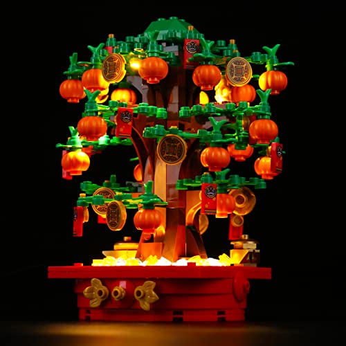 LocoLee Led Licht Set Kompatibel mit Lego Money Tree, Led Beleuchtungs Set Compatible with Lego 40648 Money Tree - Nur Lichter Set, Kein Modell von LocoLee