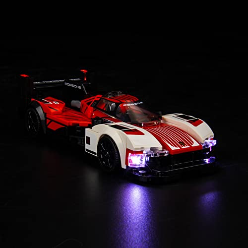 LocoLee Led Licht Set Kompatibel mit Lego Porsche 963, Led Beleuchtungs Set Compatible with Lego 76916 Speed Champions Porsche 963 - Nur Lichter Set, Kein Modell von LocoLee