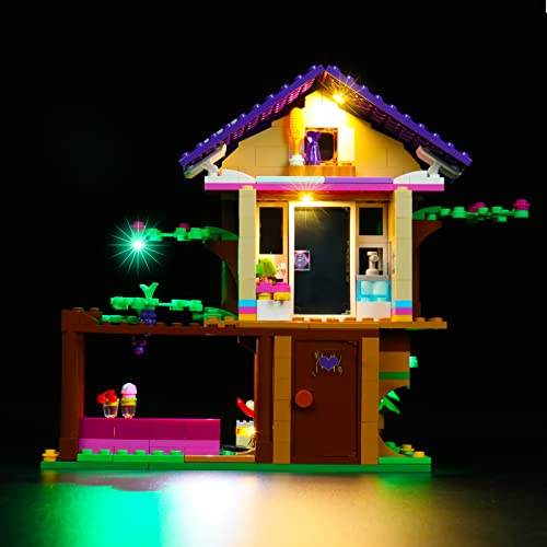 LocoLee Led Licht Set Kompatibel mit Lego Tree House in The Forest, Led Beleuchtungs Set Compatible with Lego 41679 Friends Tree House - Nur Lichter-Set,Kein Modell von LocoLee