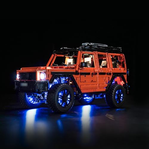 LocoLee Licht Kompatibel mit Lego 42177 Mercedes-Benz G 500 Professional Line, Nur Lichter Set - Kein Modell, Licht BeleuchtungSet Compatible with Lego Mercedes-Benz G 500 Professional Line von LocoLee