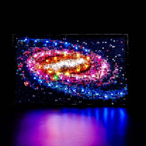 LocoLee Licht Kompatibel mit Lego Art Die Milchstraßen-Galaxie, Nur Lichter Set - Kein Modell, Licht Beleuchtung Set Compatible with Lego 31212 Die Milchstraßen-Galaxie von LocoLee