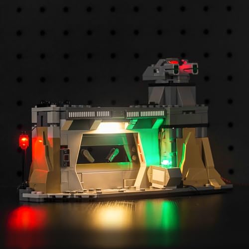 LocoLee Licht Kompatibel mit Lego Duell zwischen Paz Vizsla und Moff Gideon, Nur Lichter Set - Kein Modell, Licht BeleuchtungSet Compatible with Lego 75386 Duell zwischen Paz Vizsla und Moff Gideon von LocoLee