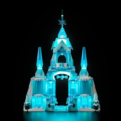 LocoLee Licht Kompatibel mit Lego Elsas Winterpalast, Nur Lichter Set - Kein Modell, Licht BeleuchtungSet Compatible with Lego 43244 Elsas Winterpalast von LocoLee