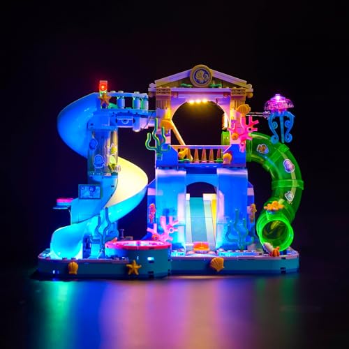 LocoLee Licht Kompatibel mit Lego Heartlake City Wasserpark, Nur Lichter Set - Kein Modell, Licht Beleuchtung Set Compatible with Lego 42630 Heartlake City Wasserpark von LocoLee