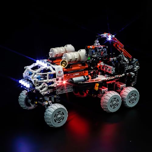 LocoLee Licht Kompatibel mit Lego Mars Exploration Rover 42180, Nur Lichter Set - Kein Modell, Licht Beleuchtungs Compatible with Lego 42180 Mars Exploration Rover City von LocoLee