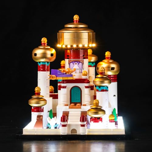 LocoLee Licht Kompatibel mit Lego Mini Disney Palace of Agrabah, Led Beleuchtungs Compatible with Lego 40613 Disney Mini Disney Palace of Agrabah - Nur Lichter Set, Kein Modell von LocoLee