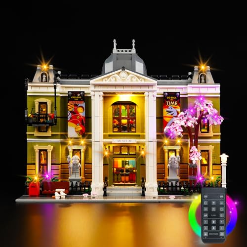 LocoLee Licht Kompatibel mit Lego Naturhistorisches Museum, Nur Lichter Set - Kein Modell, Licht BeleuchtungSet Compatible with Lego 10326 Icons Natural History Museum(Standard Version) von LocoLee