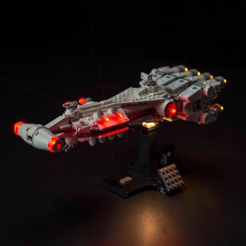 LocoLee Licht Kompatibel mit Lego Tantive IV, Nur Lichter Set - Kein Modell, Licht BeleuchtungSet Compatible with Lego 75376 Star Wars Tantive IV Sternenschiffs (Standard Version) von LocoLee