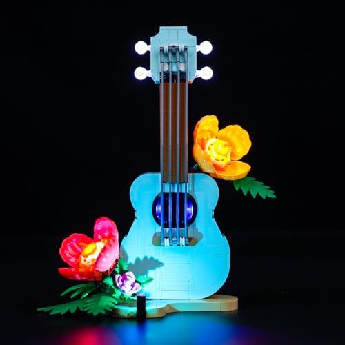 LocoLee Licht Kompatibel mit Lego Tropical Ukulele 31156, Nur Lichter Set - Kein Modell, Licht BeleuchtungSet Compatible with Lego 31156 Tropical Ukulele 3in1 von LocoLee