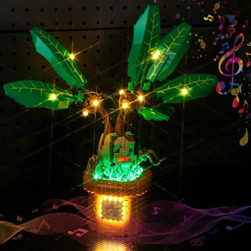 LocoLee Licht Kompatibel mit Lego Zaubertrankpflanze: Alraune 76433, Nur Lichter Set Musik Version - Kein Modell, Licht BeleuchtungSet Compatible with Lego 76433 Zaubertrankpflanze: Alraune von LocoLee