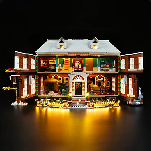 LocoLee Led Licht Set Kompatibel mit LEGO Home Alone,Dekorations Led Beleuchtungs Set Compatible with LEGO 21330 Exklusives Collectible Light Kit, Nur Lichter-Set,Kein Modell (Standard) von LocoLee