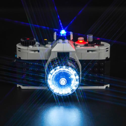 LocoLee Licht Kompatibel mit Lego 3in1 Retro Kamera 31147, Nur Lichter Set - Kein Modell, Licht BeleuchtungSet Compatible with LEGO 31147 3in1 Retro Kamera von LocoLee