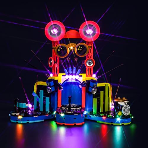 LocoLee Licht Kompatibel mit Lego Talentshow in Heartlake City, Nur Lichter Set - Kein Modell, Licht BeleuchtungSet Compatible with LEGO 42616 Friends Music Talent Show (Musik Version) von LocoLee