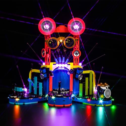 LocoLee Licht Kompatibel mit Lego Talentshow in Heartlake City, Nur Lichter Set - Kein Modell, Licht BeleuchtungSet Compatible with LEGO 42616 Friends Music Talent Show (Standard Version) von LocoLee