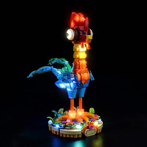 LocoLee Licht Set Kompatibel mit Lego 43272 Heihei, Nur Lichter Set, Licht Beleuchtung Set Compatible with Lego Heihei 43272 (Nicht enthalten Modellset) von LocoLee