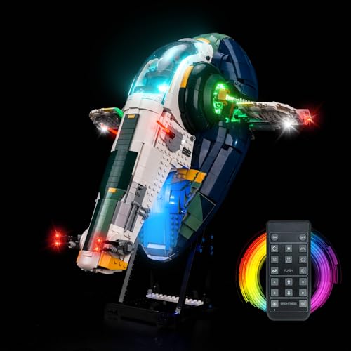 LocoLee Licht Set Kompatibel mit Lego 75409 Jango Fett's Firespray-Class Starship - Nur das Licht Set, FV Dekorative Beleuchtung Set Compatible with Lego 75409 Sternenschiff der Firespray-Klasse LocoLee Licht Set Kompatibel mit Lego 75409 Jango Fett's Firespray-Class Starship - Nur das Licht Set, FV Dekorative Beleuchtung Set Compatible with Lego 75409 Sternenschiff der Firespray-Klasse von LocoLee