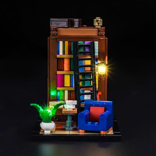 LocoLee Licht Set Kompatibel mit Lego Bücher sind Meine Leidenschaft, Nur Lichter Set - Kein Modell, Licht Beleuchtung Set Compatible with Lego Books Are My Passion 40698 von LocoLee