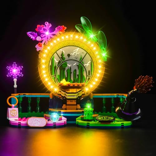 LocoLee Licht Set Kompatibel mit Lego Elphaba und Glinda 75682, Nur Lichter Set - Kein Modell, Licht Beleuchtung Set Compatible with Lego Wicked Elphaba & Glinda Figures von LocoLee