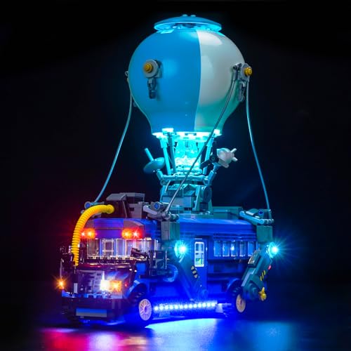 LocoLee Licht Set Kompatibel mit Lego Schlachtenbus 77073, Nur Lichter Set, Licht Beleuchtung Set Compatible with Lego Fortnite Battle Bus von LocoLee