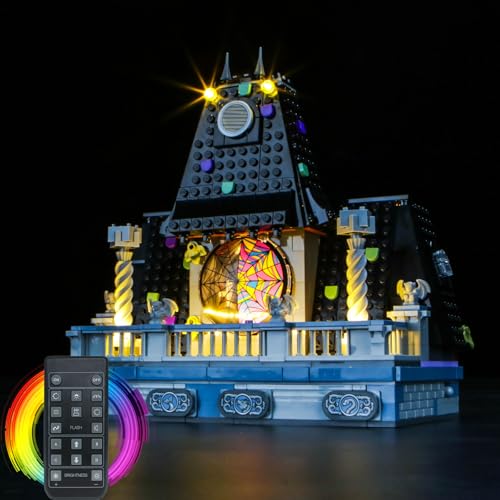 LocoLee Licht Set Kompatibel mit Lego Wednesdays und Enids Zimmer im Studentenwohnheim 76781 Fernbedienung Version, Nur Lichter Set, Licht Beleuchtung Set Compatible with Lego Enid's Dorm Room von LocoLee