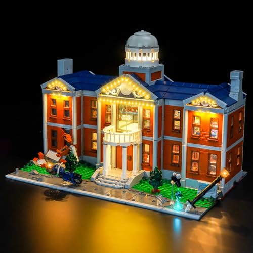 LocoLee Licht Set Kompatibel mit Lego X-Men: X-Mansion, Nur Lichter Set, Licht Beleuchtung Set Compatible with Lego X-Men: The X-Mansion 76294 von LocoLee