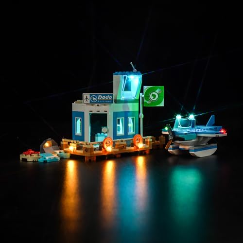 LocoLee Licht Kompatibel mit Lego Flieg mit Dodo Airlines, Nur Lichter Set - Kein Modell, Licht BeleuchtungSet Compatible with Lego Flieg mit Dodo Airlines 77051 von LocoLee