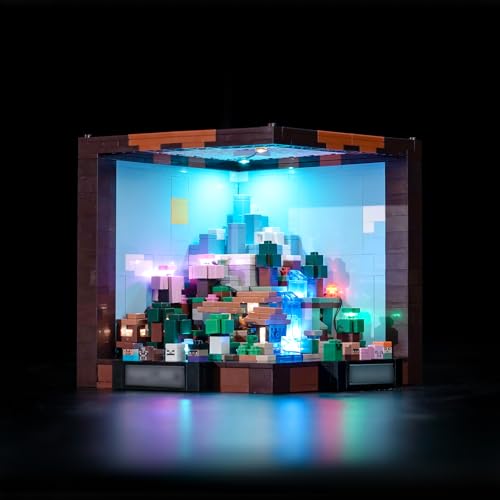 LocoLee Licht Kompatibel mit Lego Minecraft 21265 Die Werkbank, Nur Lichter Set - Kein Modell, Licht BeleuchtungSet Compatible with Lego Die Werkbank von LocoLee