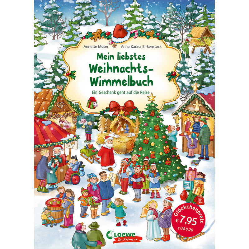 Mein liebstes Weihnachts-Wimmelbuch von Loewe