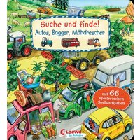 LOEWE VERLAG 978-3-7432-1284-8 Suche und finde! Autos, Bagger, Mähdrescher von Loewe